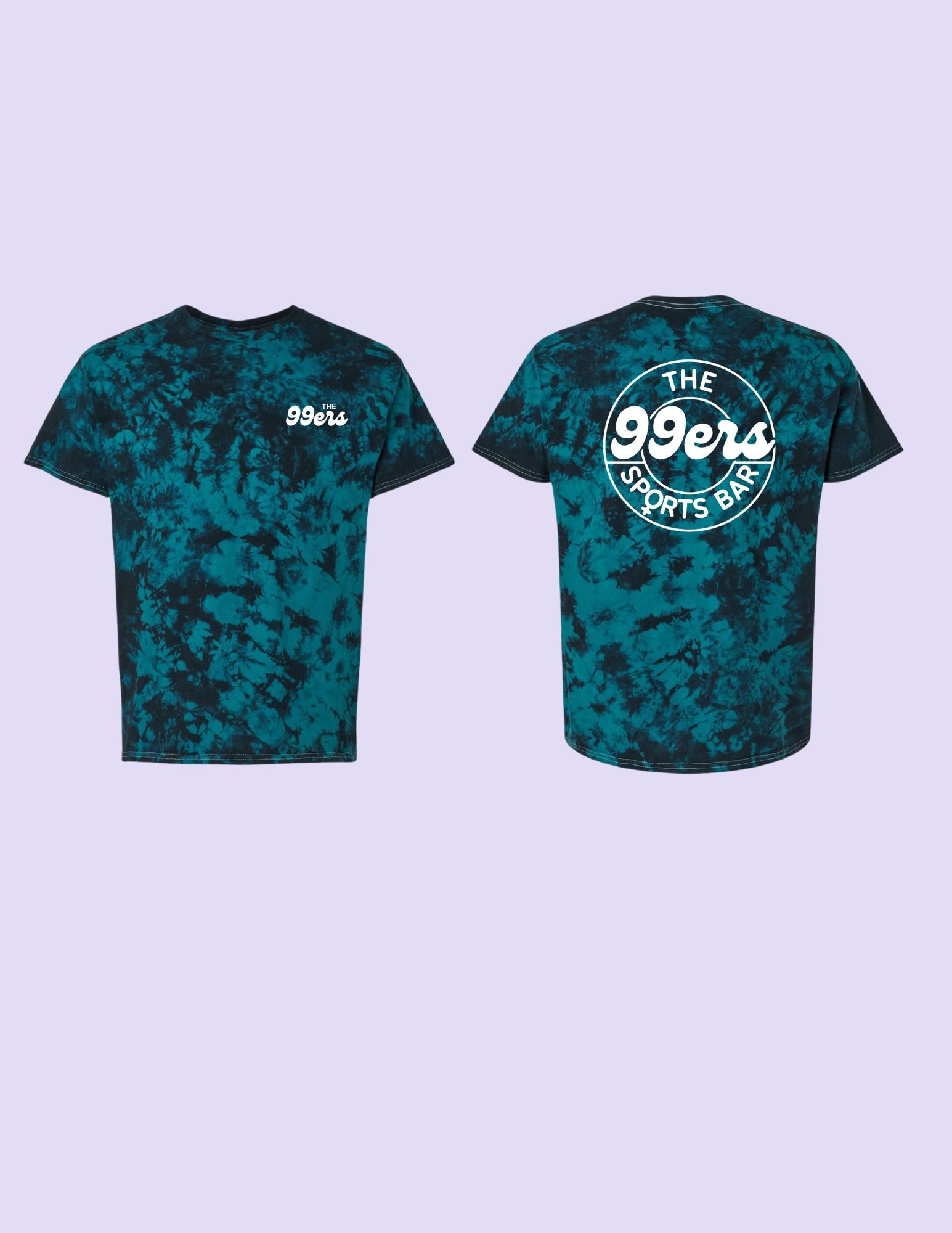 Teal/Black Tie Dye