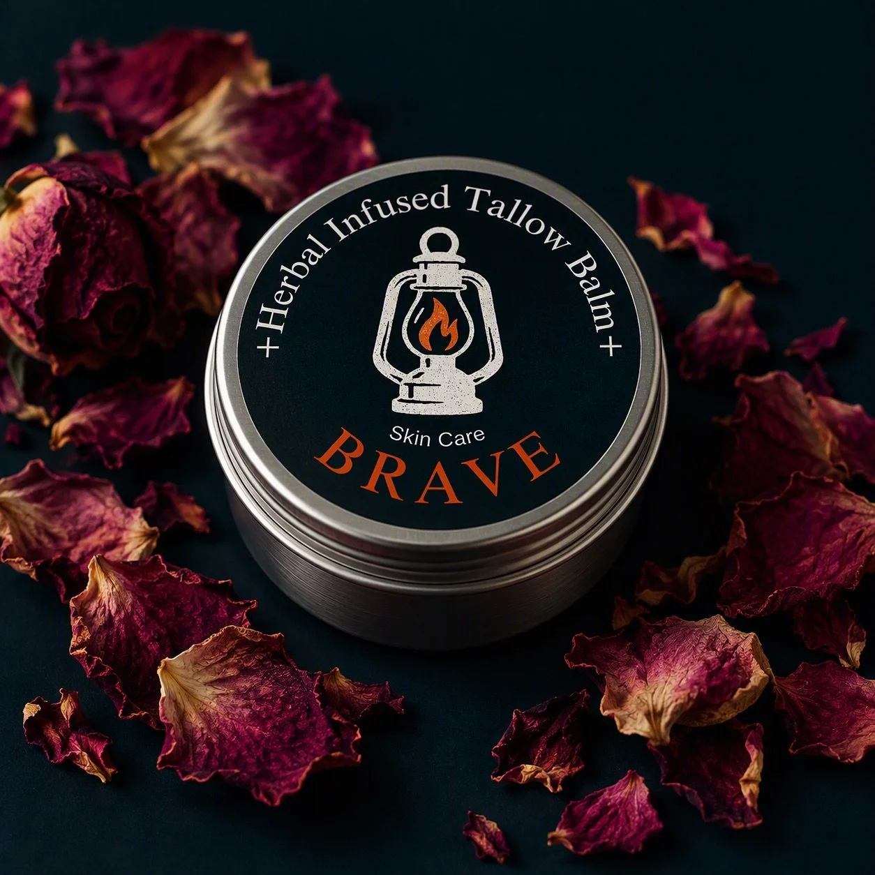 Madagascar Vanilla & Egyptian Rose-Infused Herbal Tallow Balm