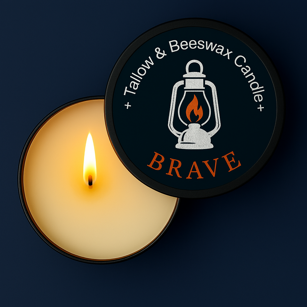 BRAVE Tallow & Beeswax Candle