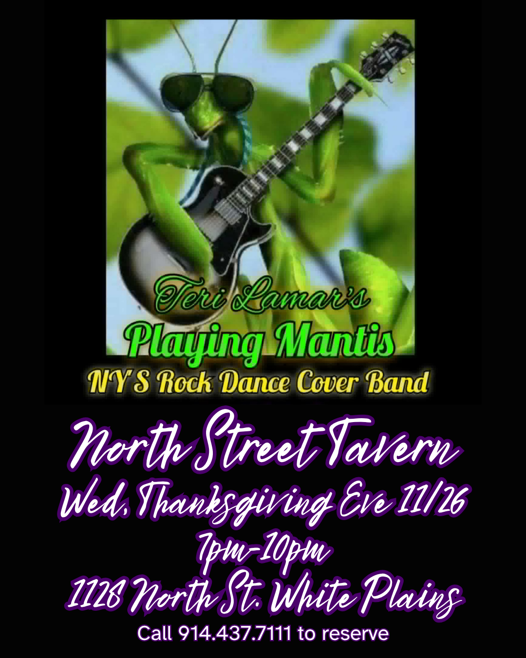Thanksgiving Eve – Teri Lamar’s Playing Mantis