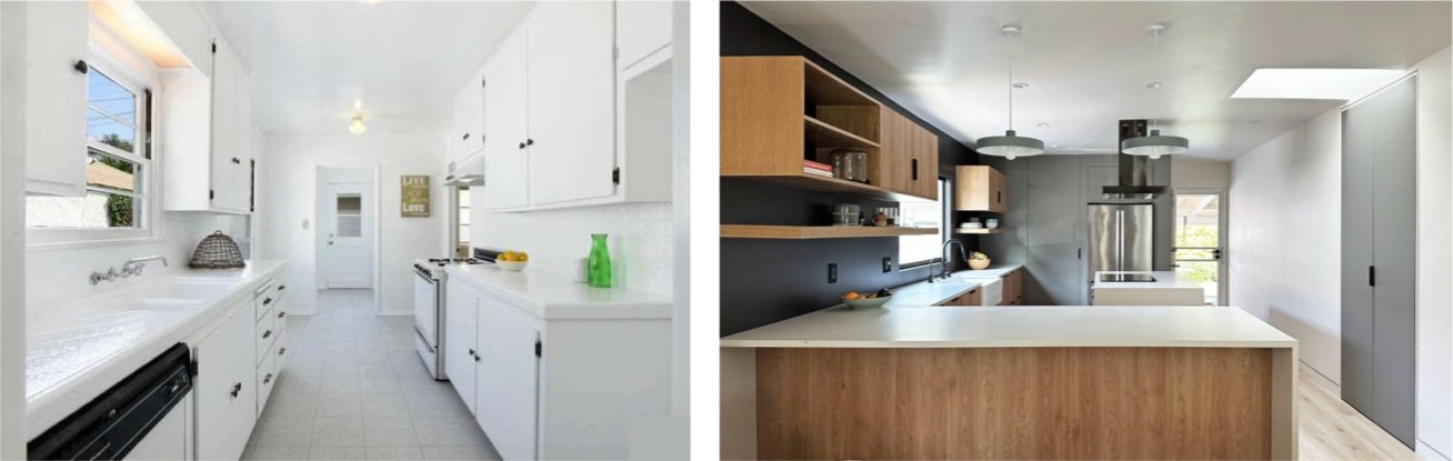 BEFORE & AFTER KITCHEN