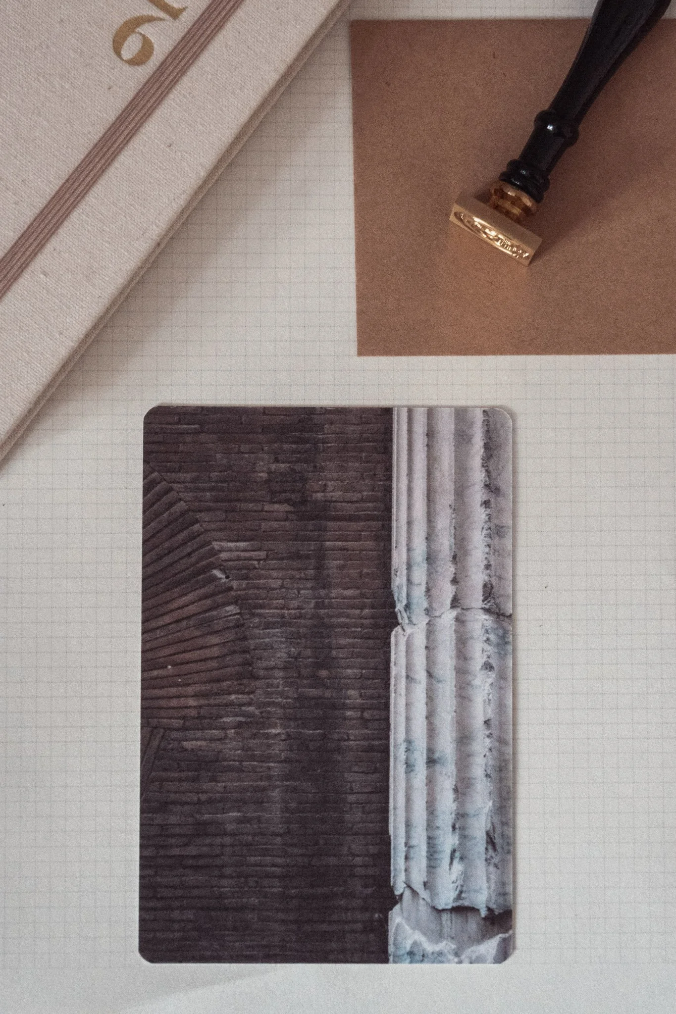 michelle-ciani-rome-column-brick-print-card.jpg