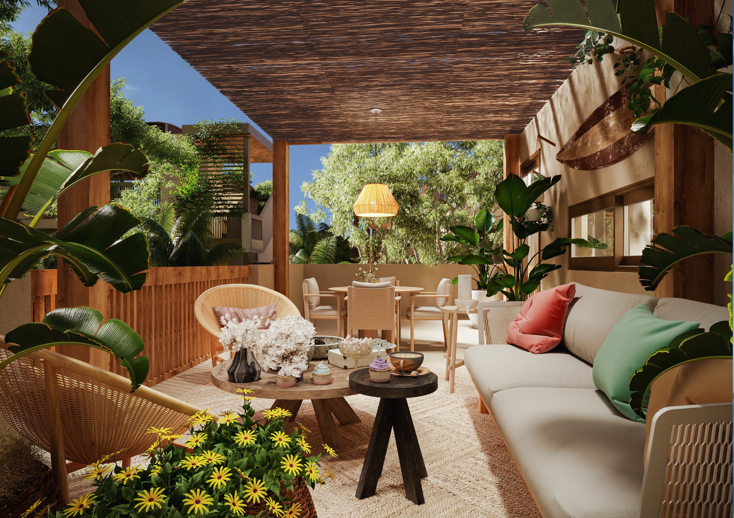 Terraza Bungalow