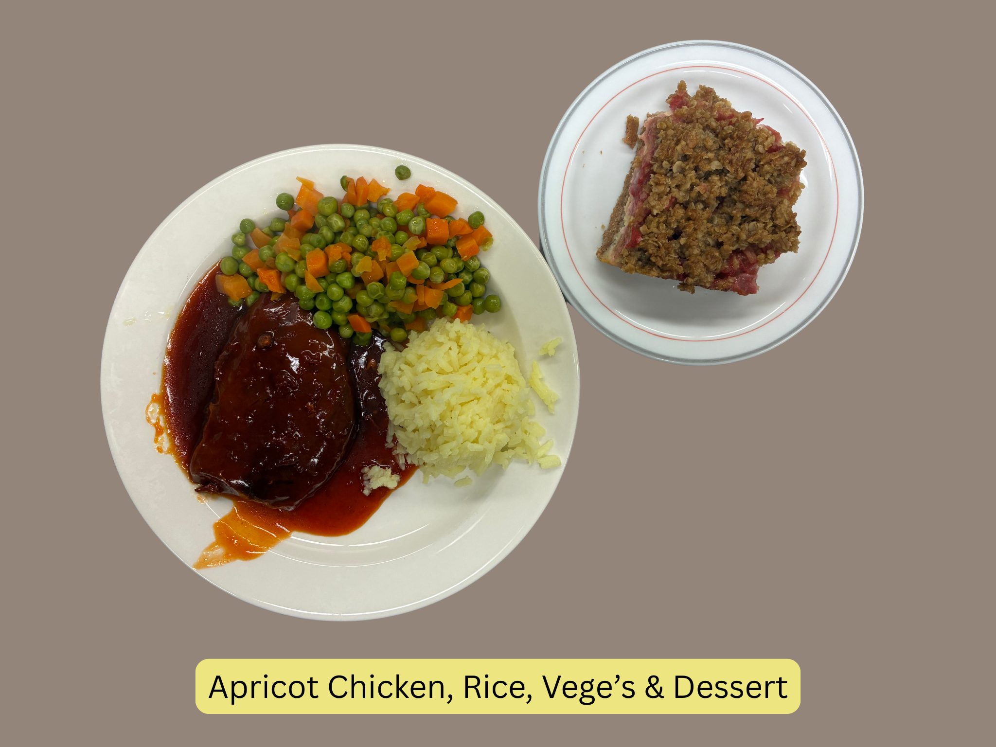 Apricot Chicken, Rice, Vege’s & Dessert.png