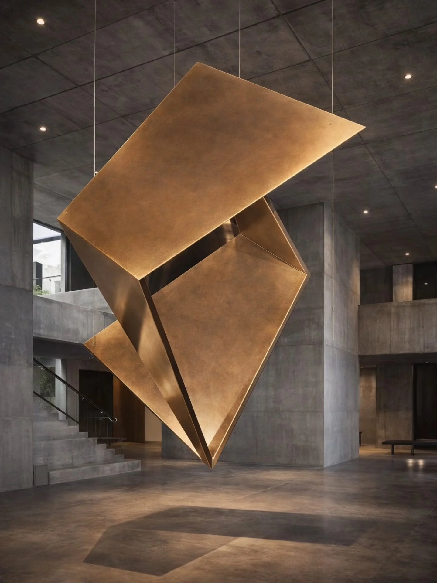 S&eacute;rie Cubismo 
Ricardo Carv&atilde;o Levy 
A&ccedil;o Oxidado 

Geometria em transforma&ccedil;&atilde;o.
Na S&eacute;rie Cubismo, Ricardo Carv&atilde;o Levy parte do cubo &mdash; s&iacute;mbolo de estabilidade &mdash; e o desloca, tensiona e 