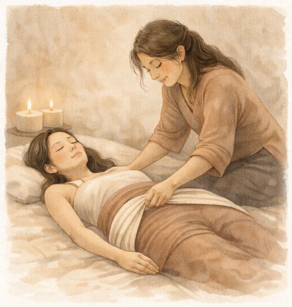 Posptartum Closing Bones Ritual in Cascais