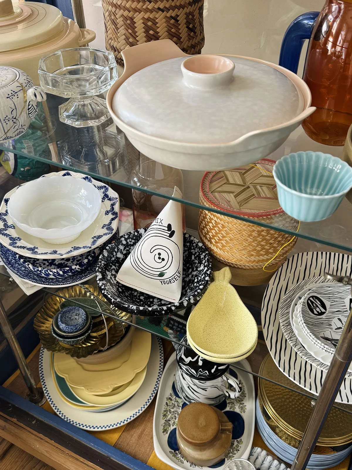 Lots of ceramic dishes