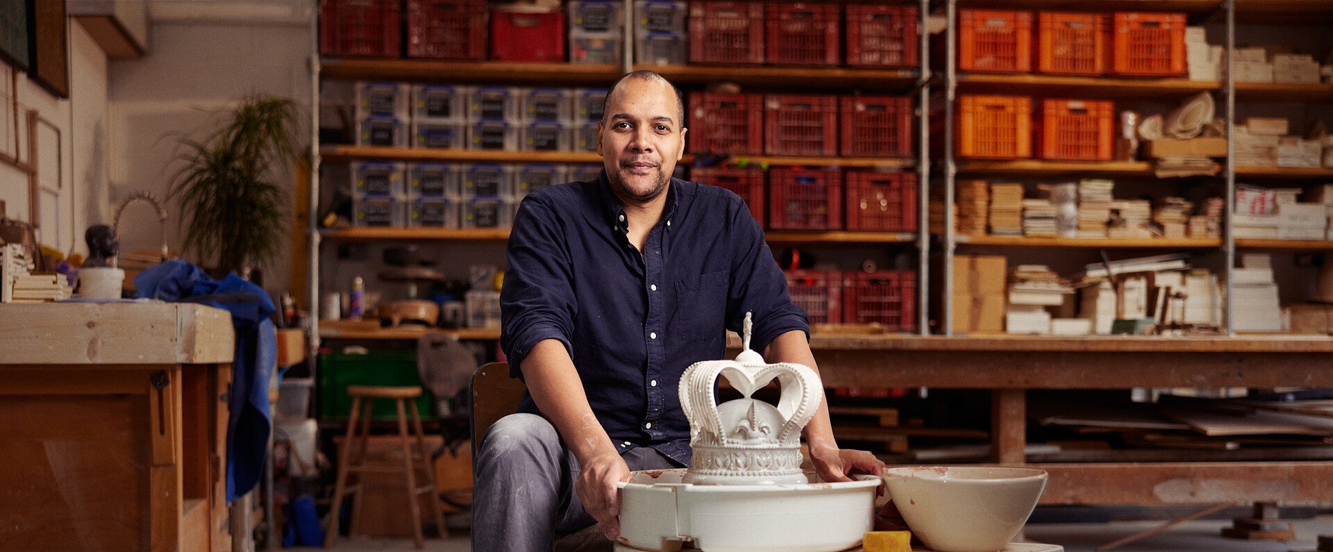 Rich Miller at the Potter's Wheel