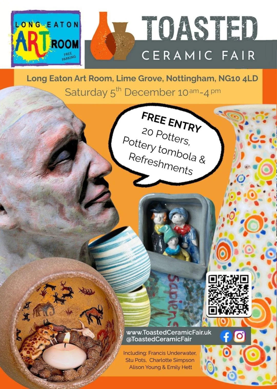 TOASTED Ceramic Fair, Nottingham