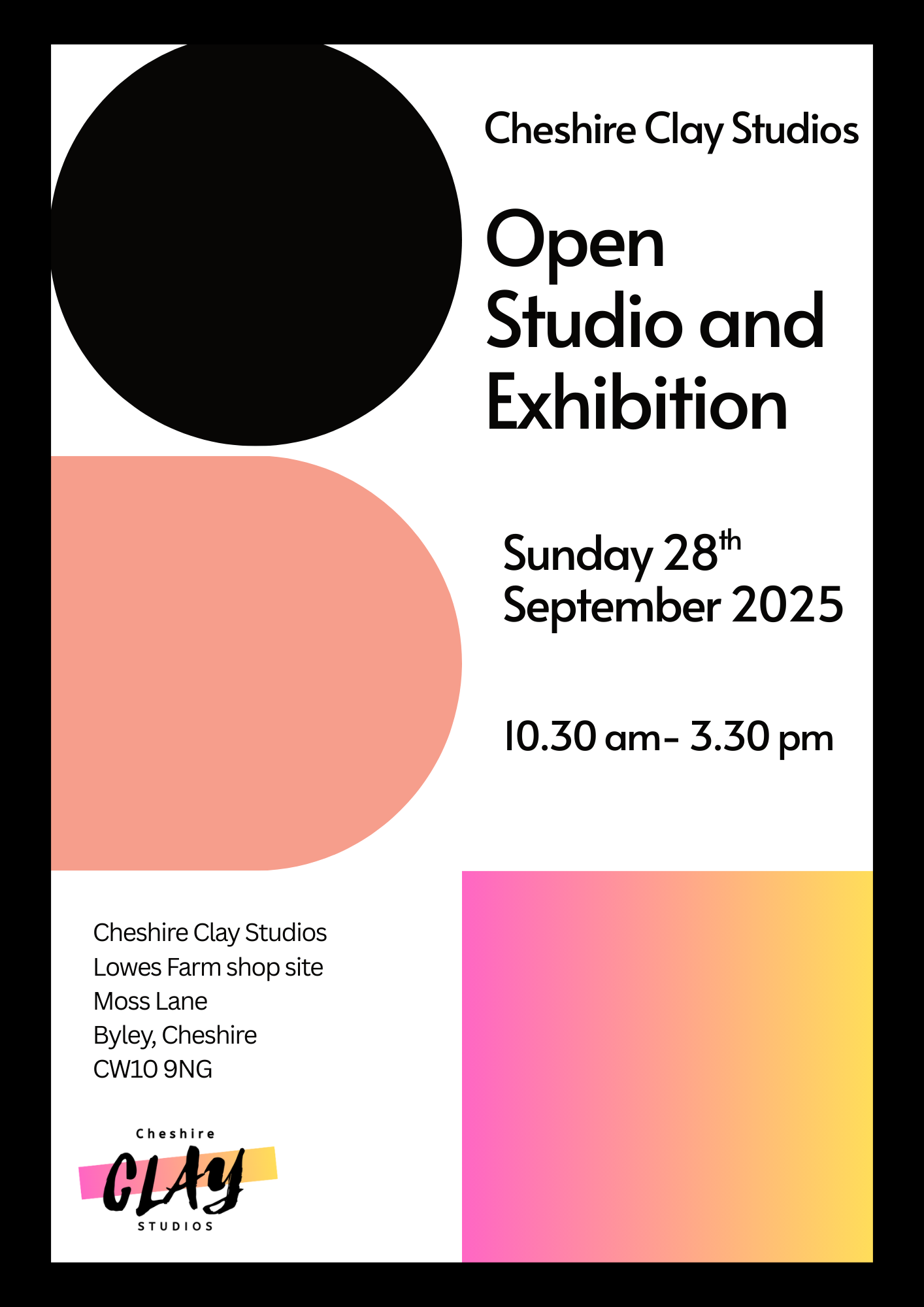 Cheshire Clay Studios Open Studios