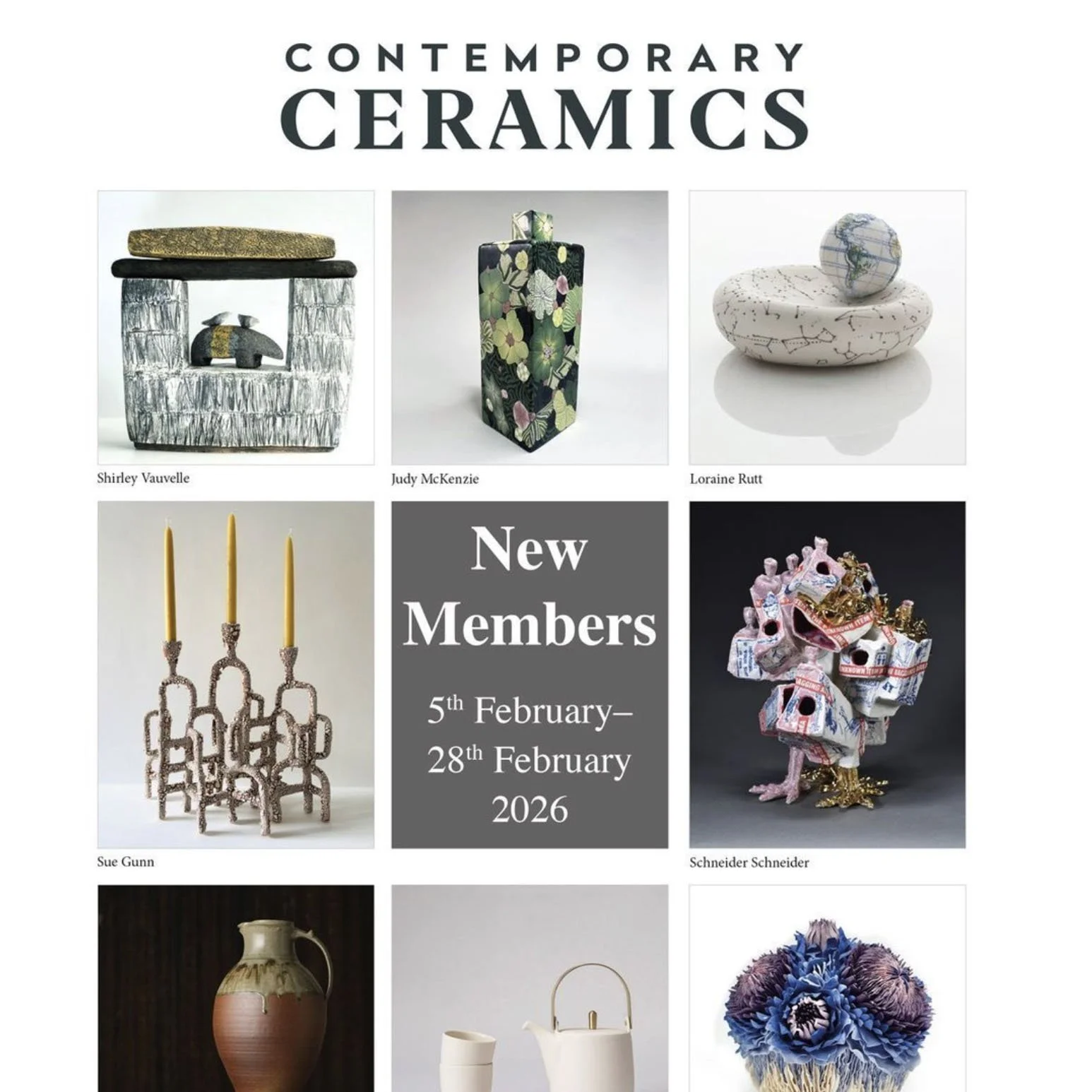 Poster for ceramics exhibition