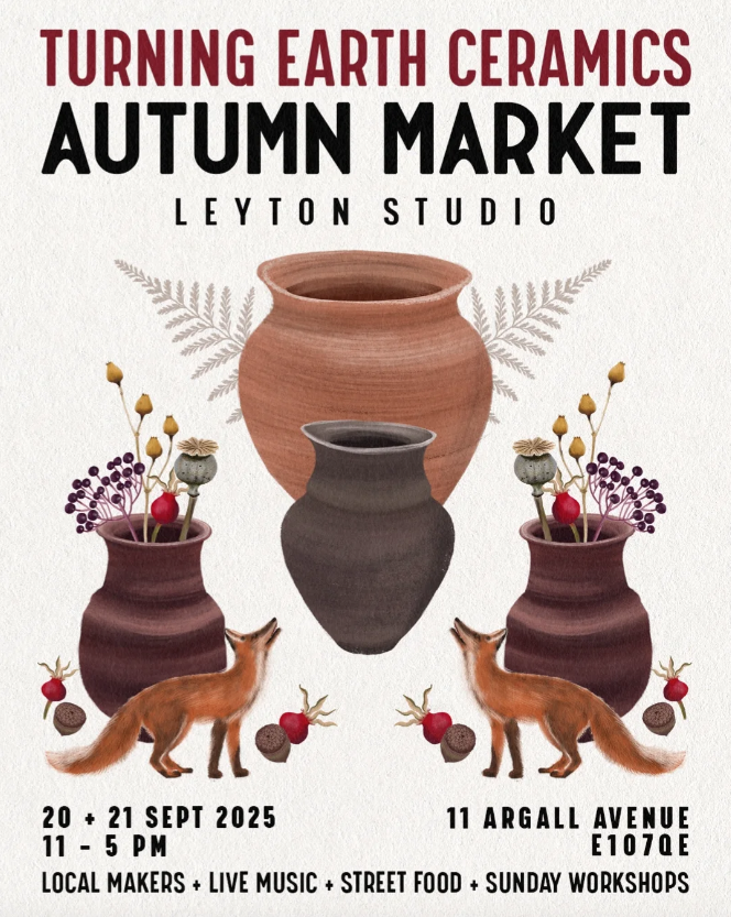 Turning Earth Autumn Ceramics Market Leyton