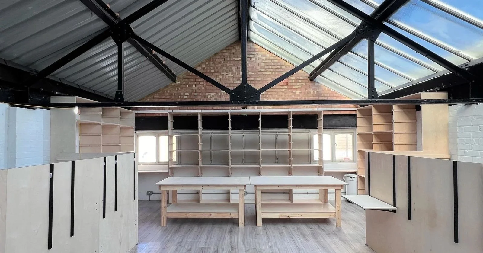 Spacious ceramic studio