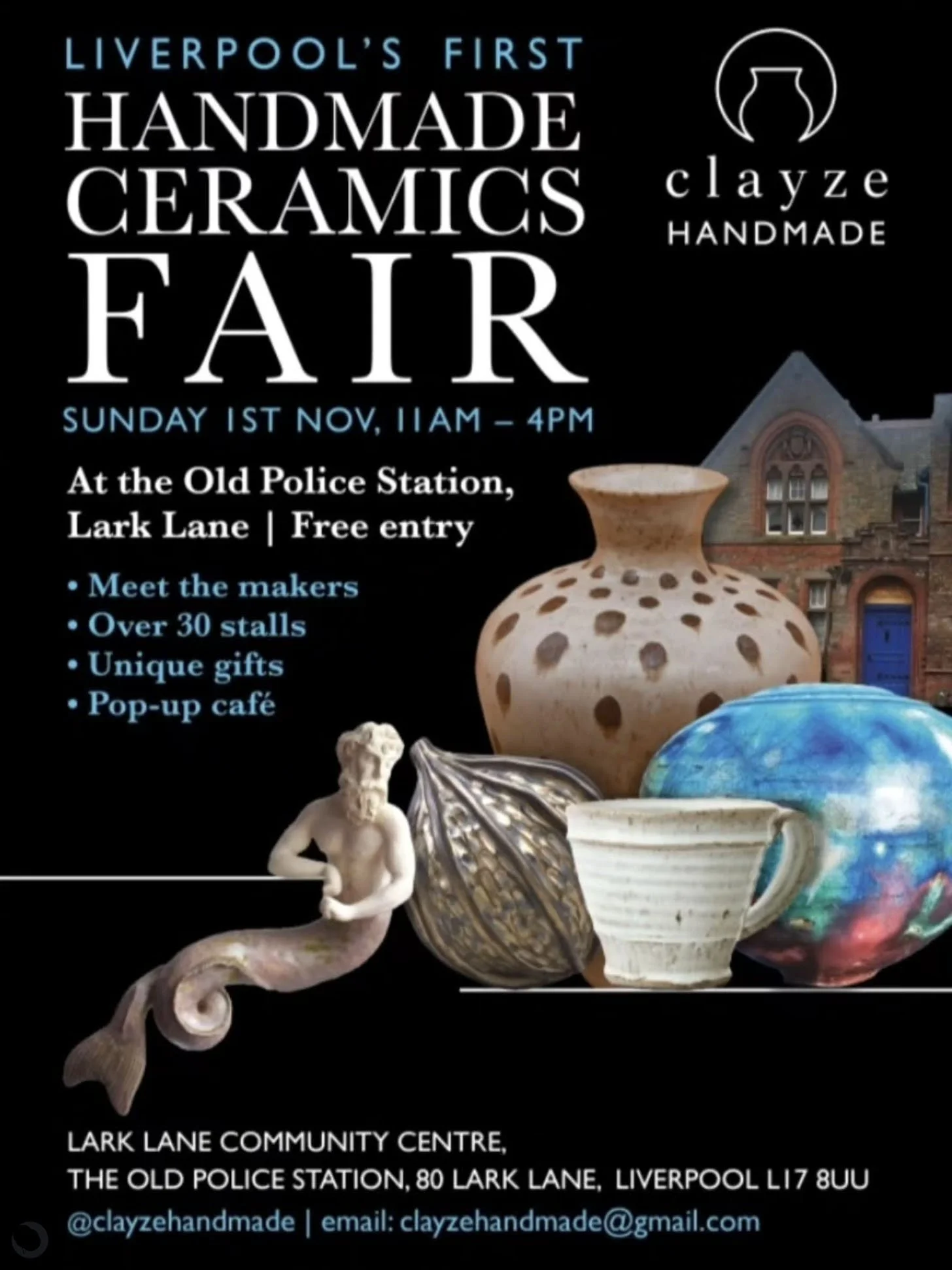 Clayze Handmade Ceramics Fair, Liverpool