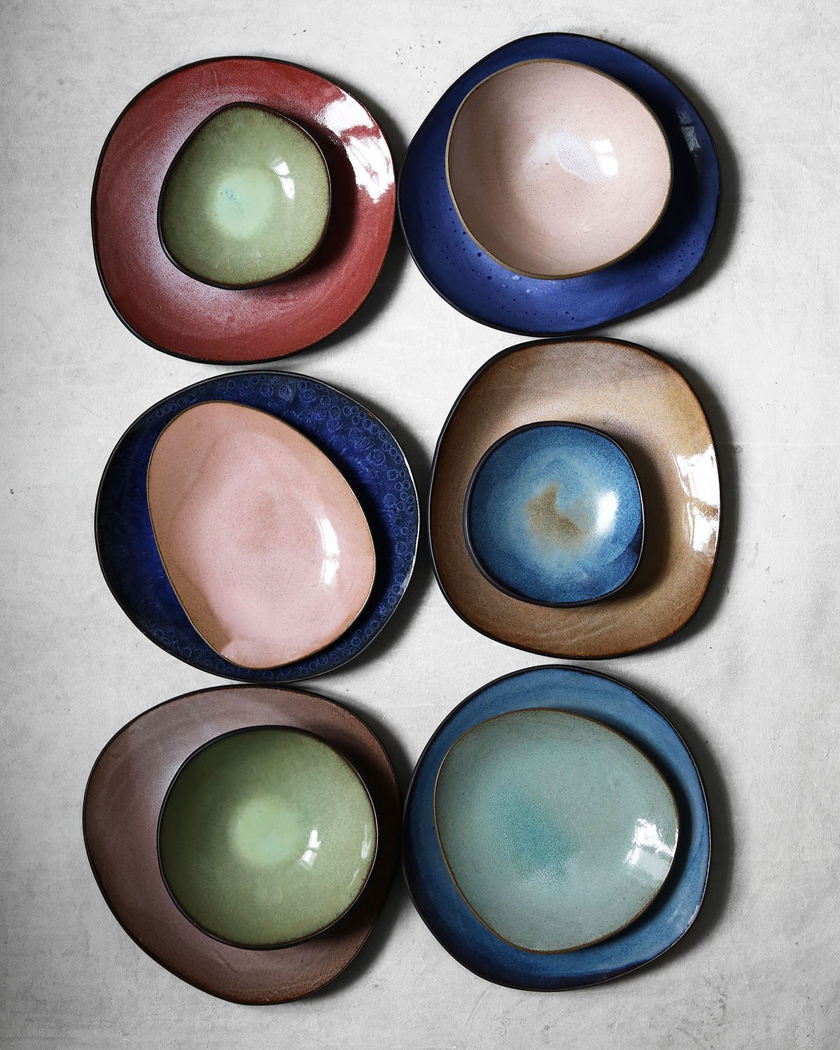 Colourful ceramics