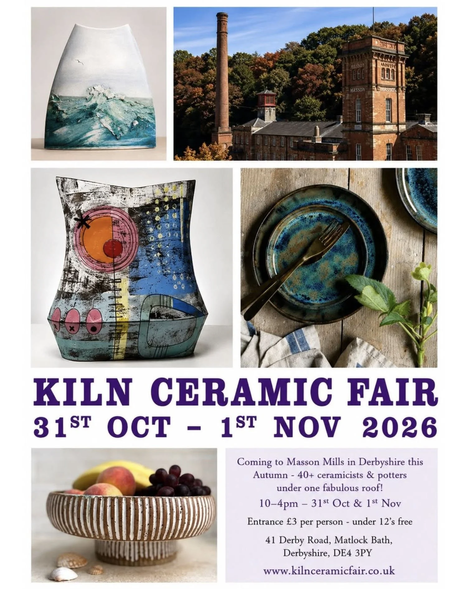 Poster for Kiln Ceramic Fair