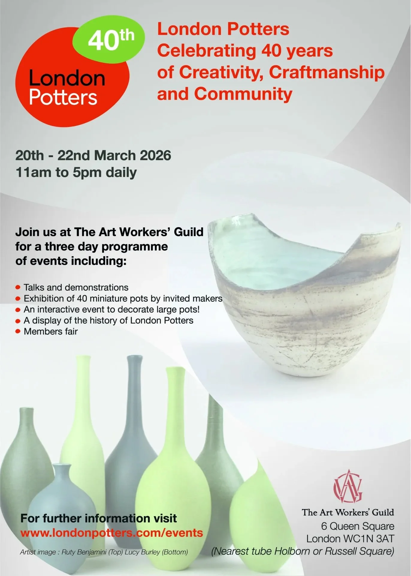 London Potters Celebrating 40 Years