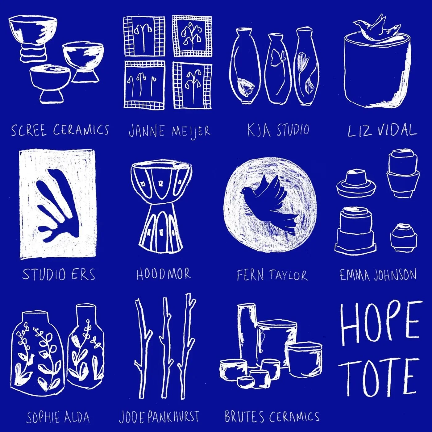 The Hope Collection: a ceramics exhibition at Fodder in collaboration with IHTTWC