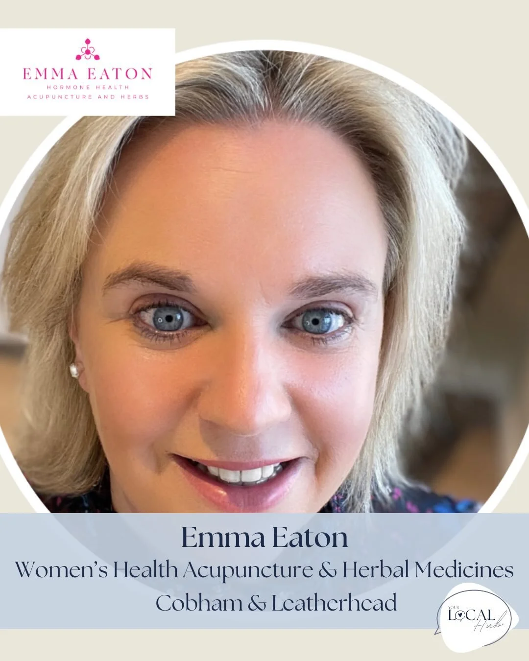 💙 Welcome to Your Local Hub Membership

We&rsquo;re delighted to welcome Emma Eaton Hormone Health @emma_eaton_hormone_health as a Your Local Hub Member.

Emma Eaton is an experienced women&rsquo;s health acupuncturist and herbalist dedicated to hel