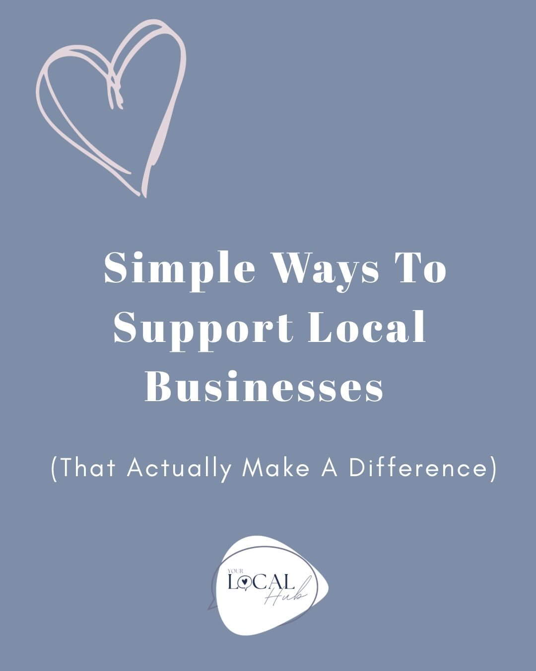 Supporting local businesses isn&rsquo;t just a nice idea &mdash; it&rsquo;s what keeps our community thriving.

If you&rsquo;ve ever wondered how you can make a real difference locally, here are 5 simple ways that genuinely matter.

Small actions. Bi