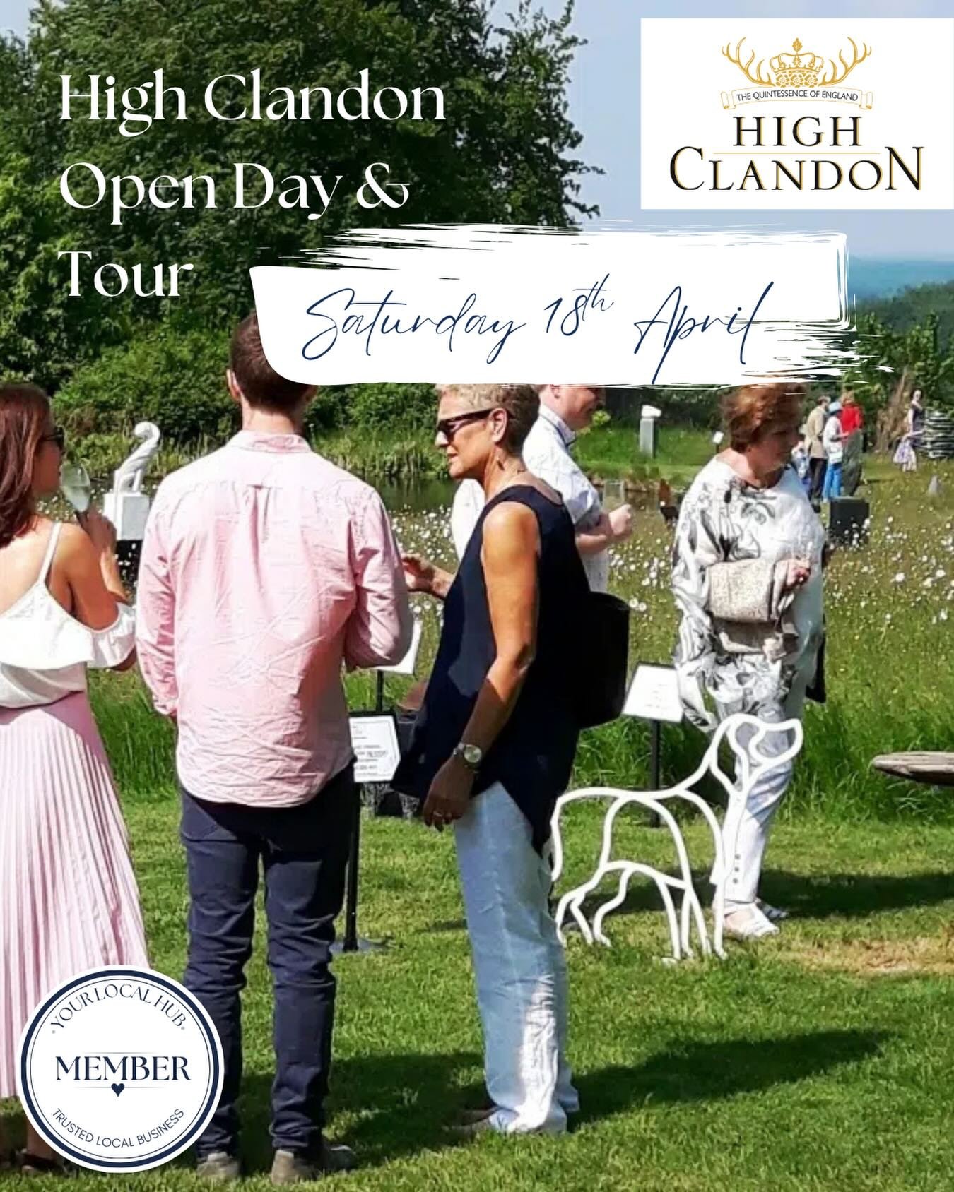 Looking for something a little different locally? 💙

High Clandon Vineyard offers a truly special experience in the heart of the Surrey Hills &mdash; from award-winning English sparkling wine to vineyard tours, tastings and seasonal events.

It&rsqu