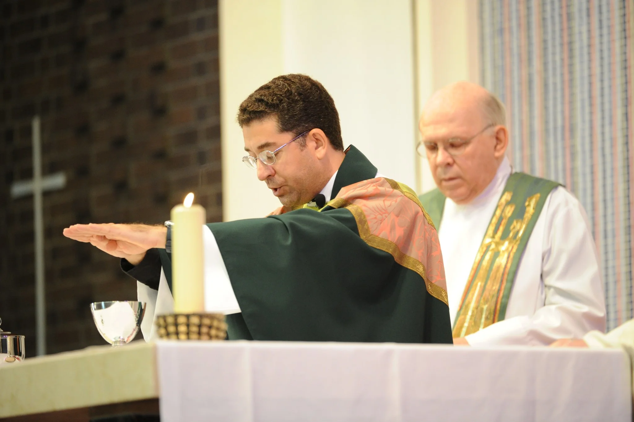 Fr. Robert Basler, O.S.A., celebrated his first Mass of Thanksgiving with Fr. Jim Friedel, O.S.A. &nbsp;He celebrated this Mass at his home parish of Saint Irenaeus in Park Forest, Illinois, the day following his 2013 priestly ordination