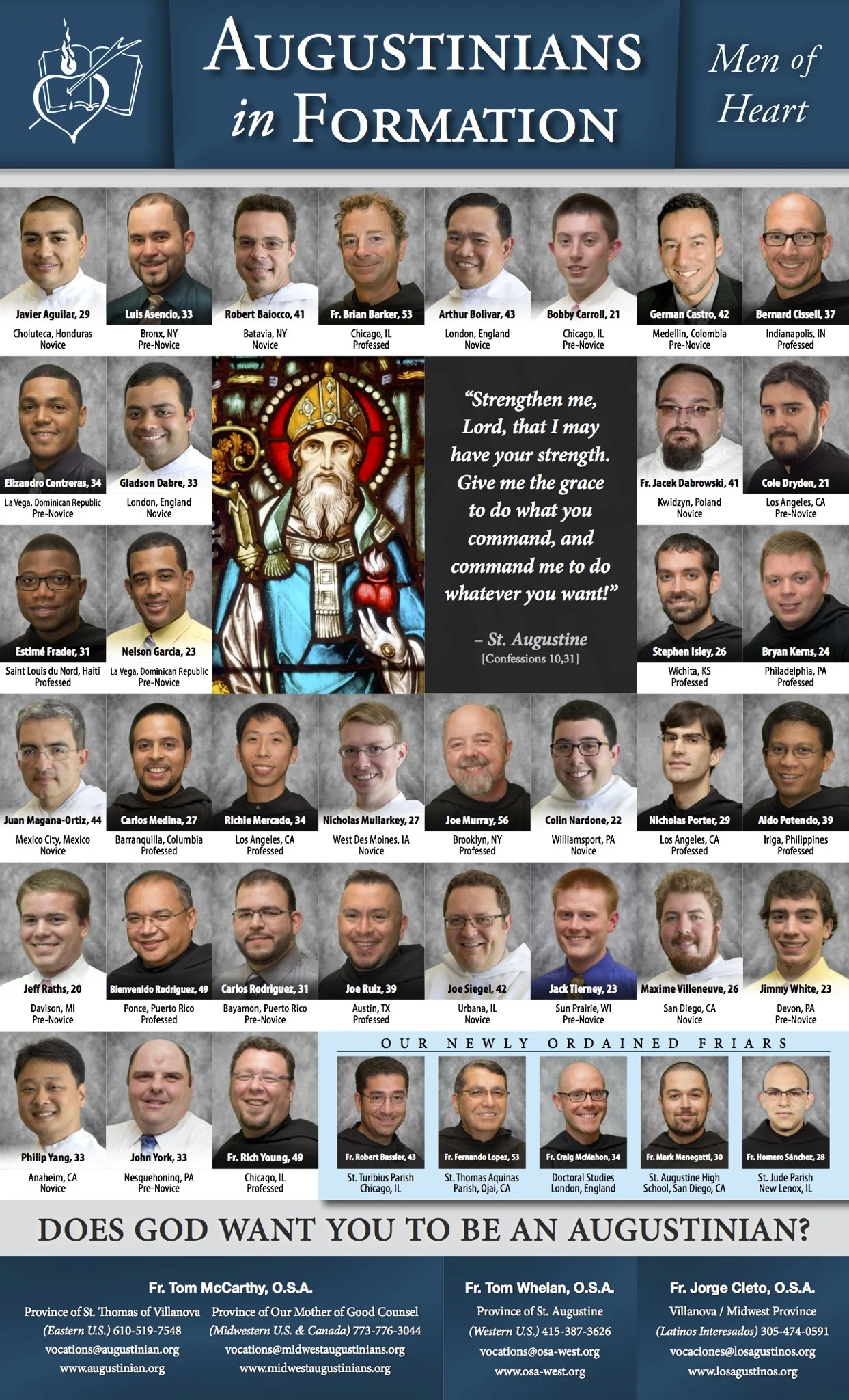 Augustinians Release New Poster to Promote Vocations — Midwest Augustinians
