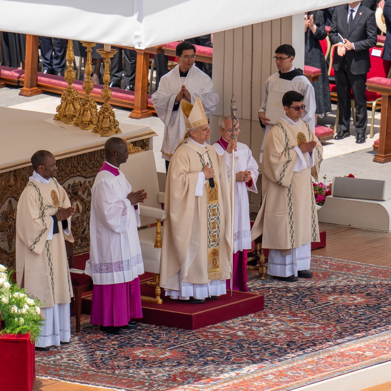 Augustinian friars from around the world attended the Inauguration Mass of Pope Leo XIV - here are a few photos from the Mass at St. Peter's Square in the Vatican City.