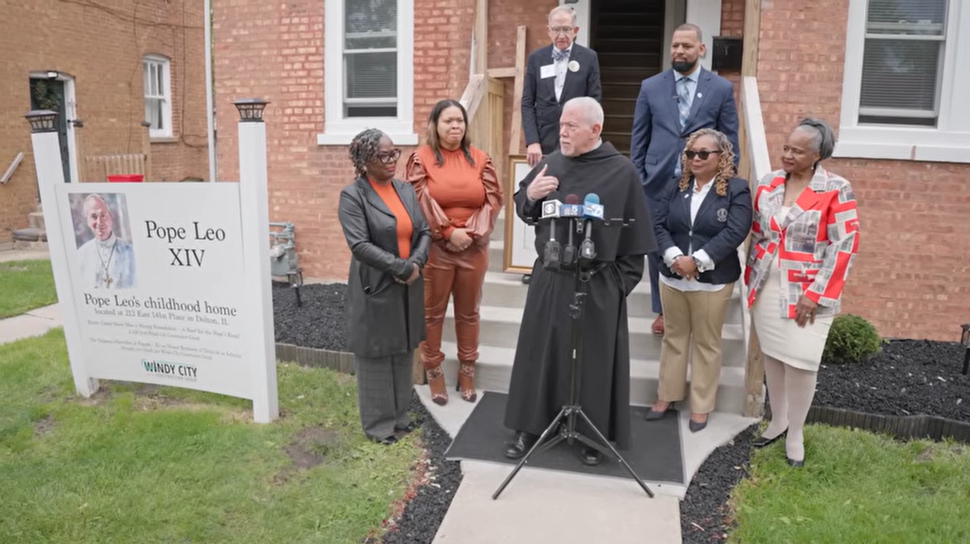 1-Year Anniversary of Pope Leo XIV: Full Ceremony at Pope Leo XIV’s Childhood Home  in Dolton, IL