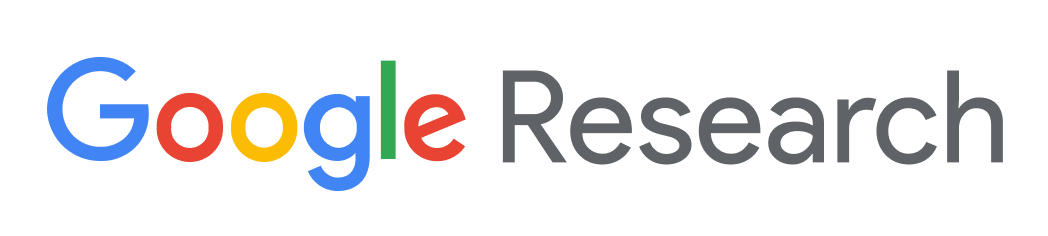 Google Research logo with the word 'Google' in colorful letters and 'Research' in black text.
