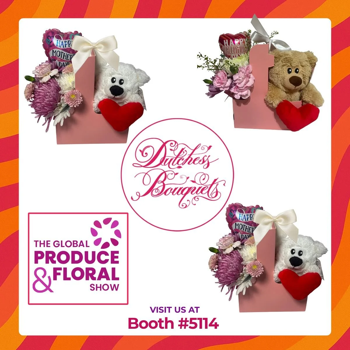 🌸✨ Something New is Blooming at Dutchess Bouquets! ✨🌸
We&rsquo;re excited to unveil our brand-new Floral Caddy lineup, created especially for our supermarket partners! These cheerful grab-and-go gifts combine fresh blooms with adorable plush compan