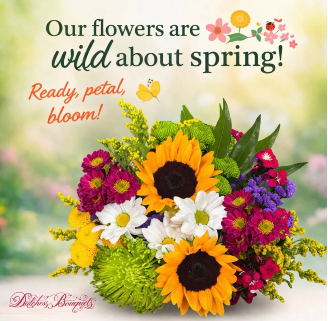 Wild, bright, and full of sunshine 🌼
Our spring wildflower bouquet is made to bring color to any day &mdash; no reason needed, just because 💐
&bull;
&bull;
&bull;
&bull;
#SpringFlowers #WildflowerBouquet #FreshFlowers #FlowerLove #DutchessBouquets