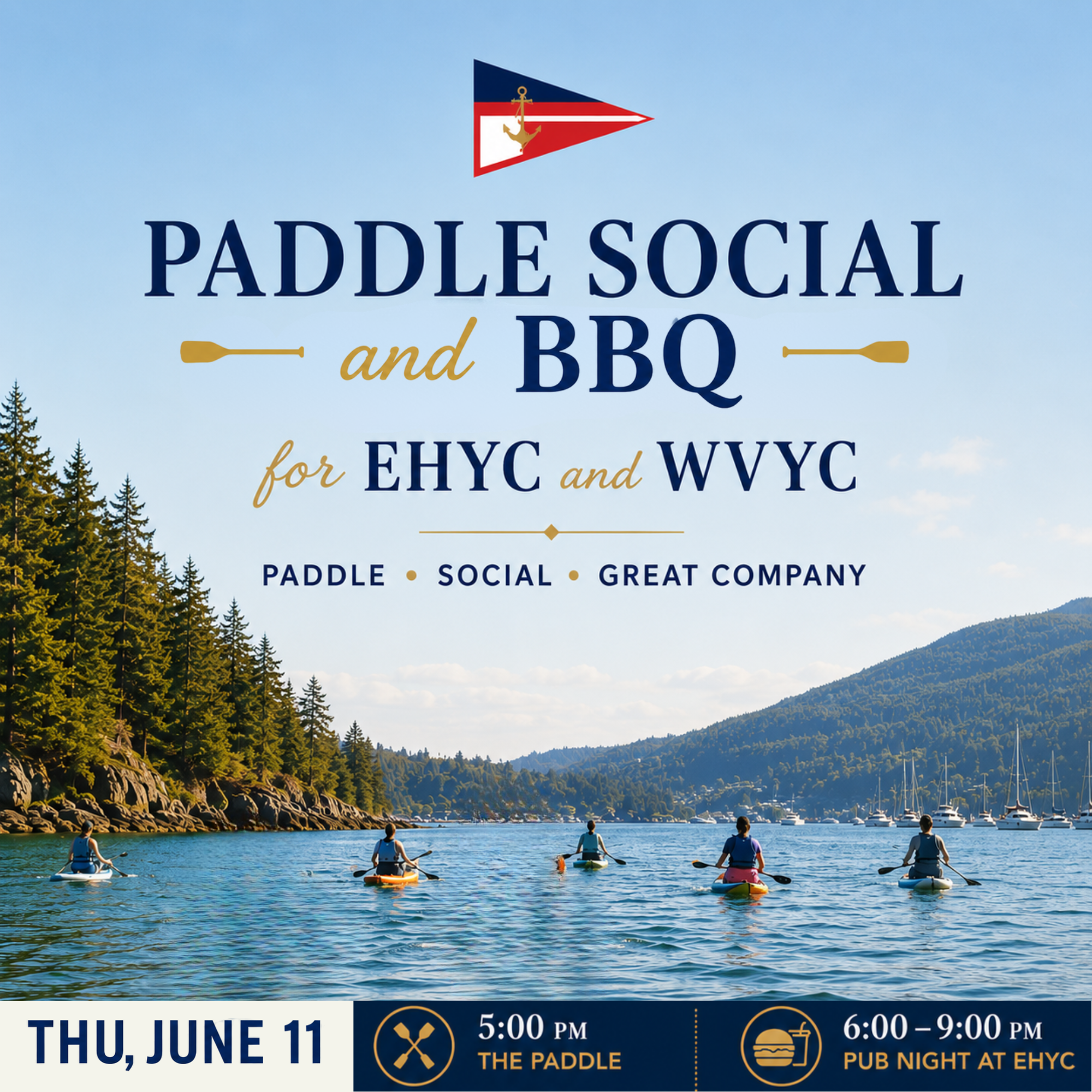 Paddle Social &amp; BBQ