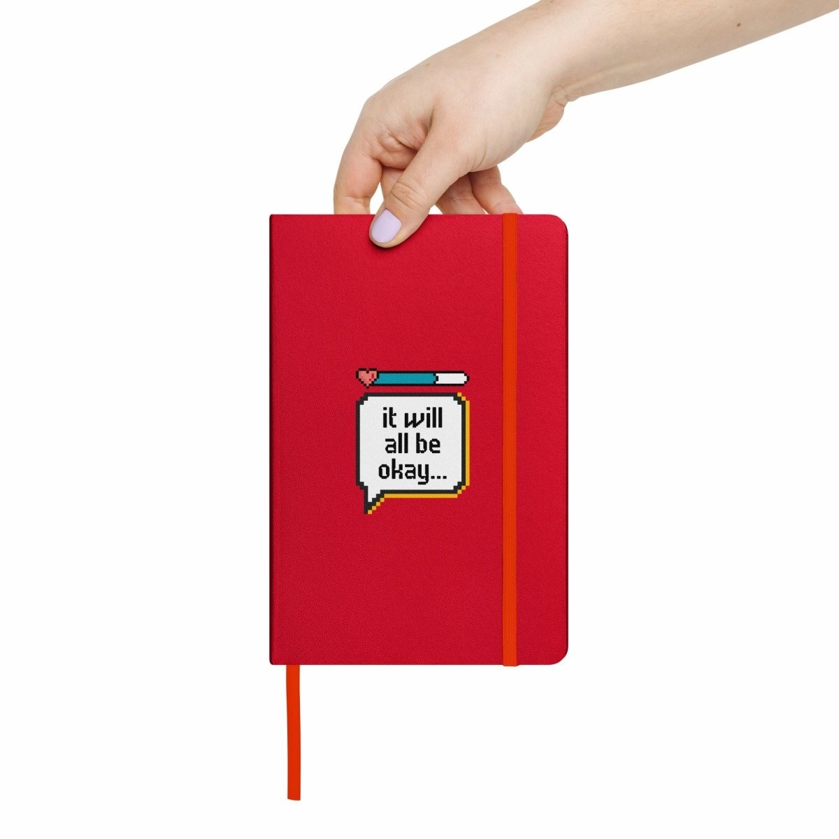 "It Will All Be Okay" Hardcover Bound Notebook - Ollieverse