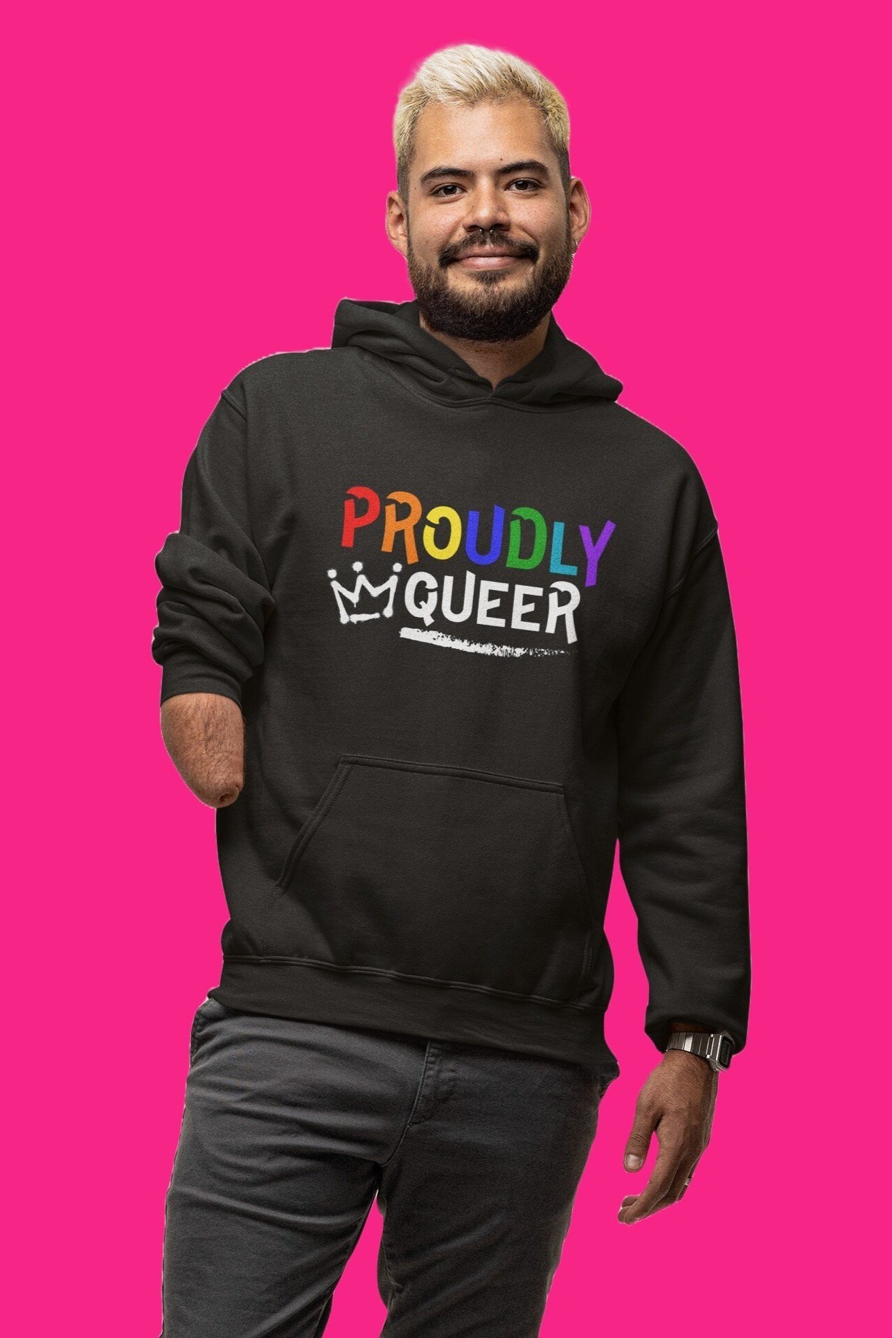"Proudly Queer" Unisex Hoodie - Ollieverse