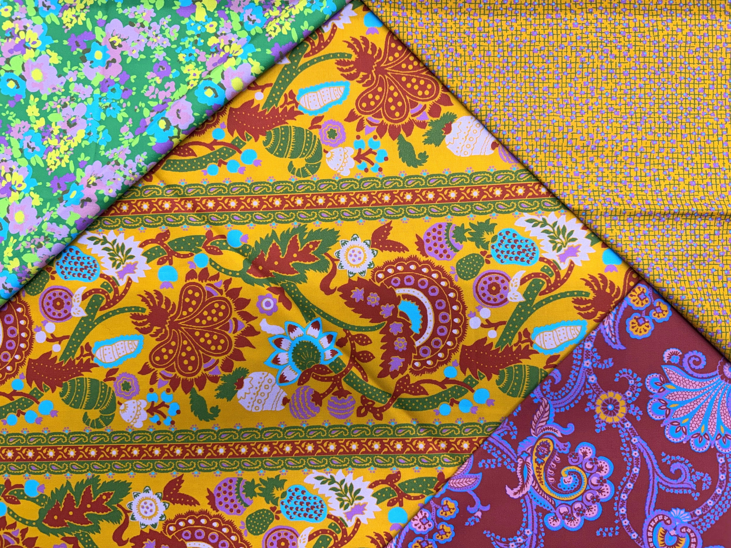 The Sweet Talk collection by Jennifer Paganelli for Windham Fabrics is filled with vibrant colors and unexpected patterns and designs inspired by nature.