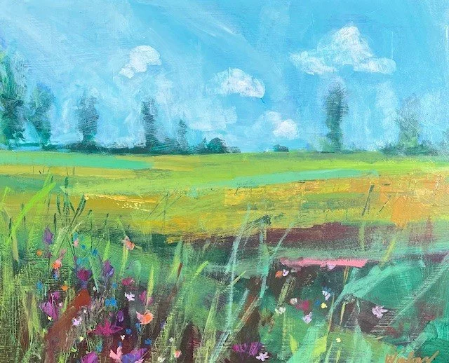 new bloom 16"x20" $1250 frame included 