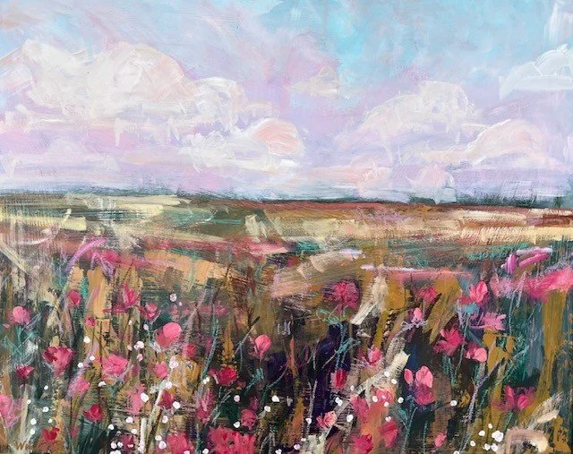 fields of gold 24"x30" $2500 frame included 