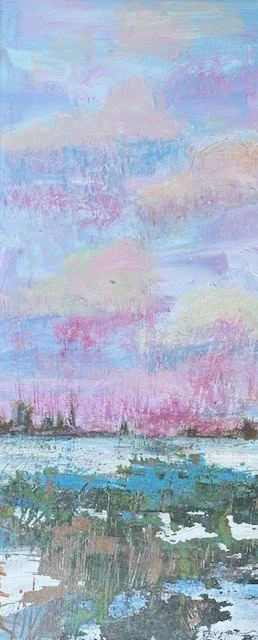 dawn's light 14 1/2" x 6 1/2"  $450 frame included 