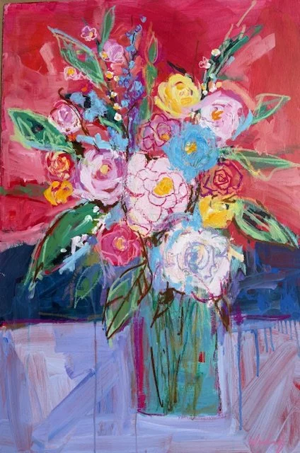 red hot bloom 20"x30"  SOLD 