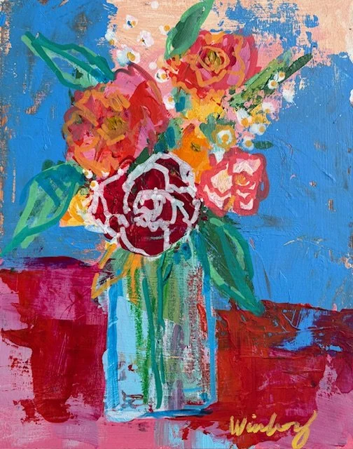 always in love 8"x10" $400 frame included 