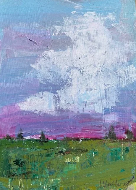 dusk lights 5"x7"  $200 frame included 