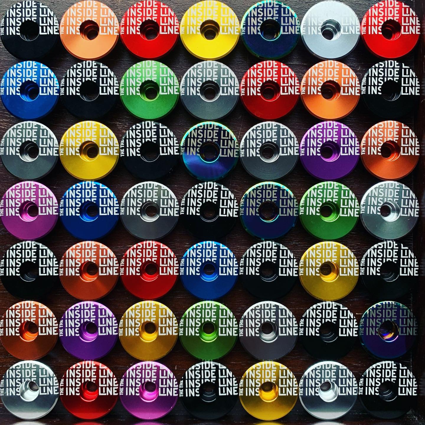 Custom bicycle top caps 🚲 

Made from high quality 6061 aluminium and available in 13 different colours. These are a great way to spice up your rig

#laser #laserengraving #manufacturing #smallbusiness #madeincanada #bikeshop
