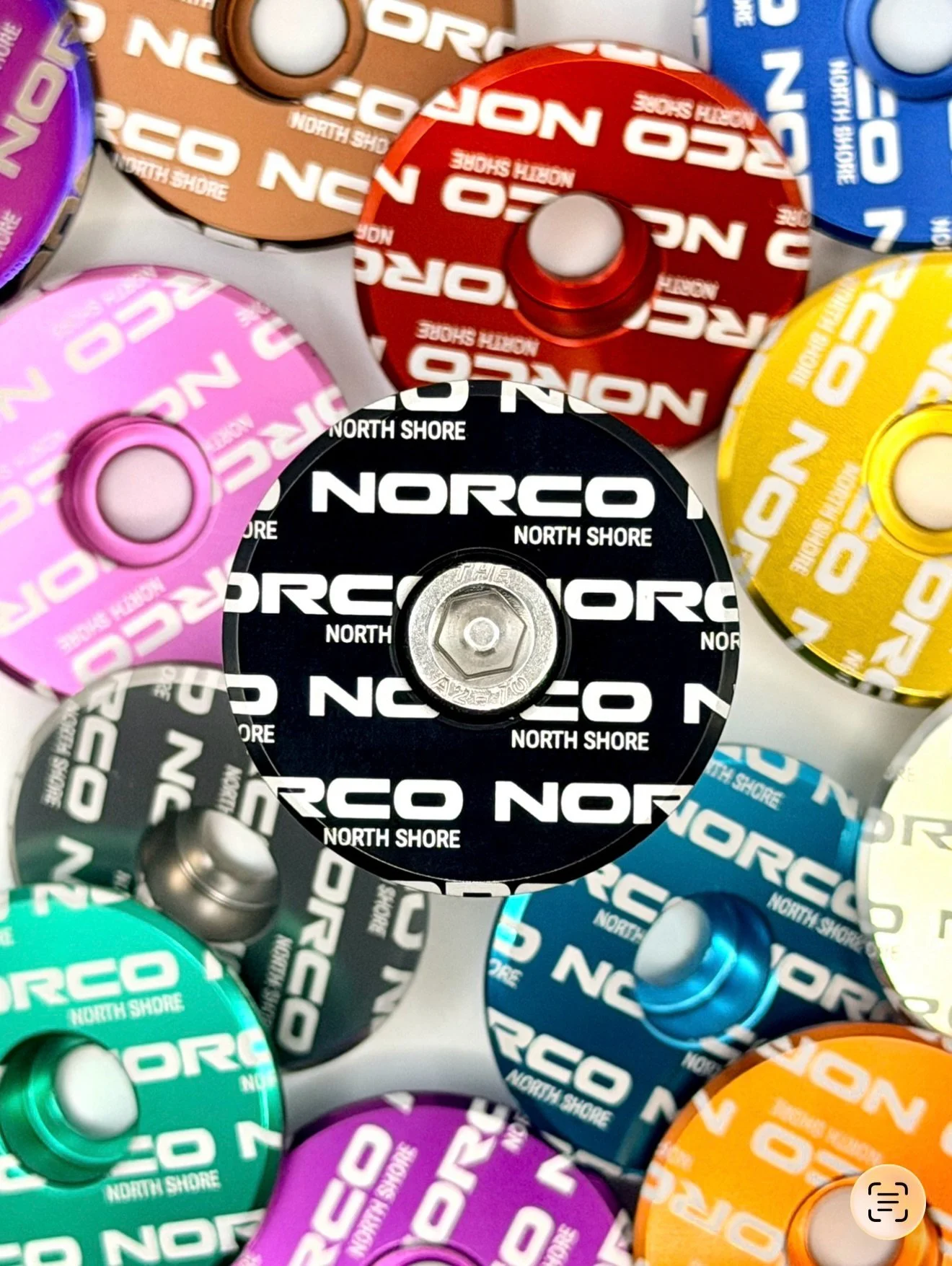 Custom engraved top caps for @norconorthshore in a full range of colours 🎨

Available in-store now!