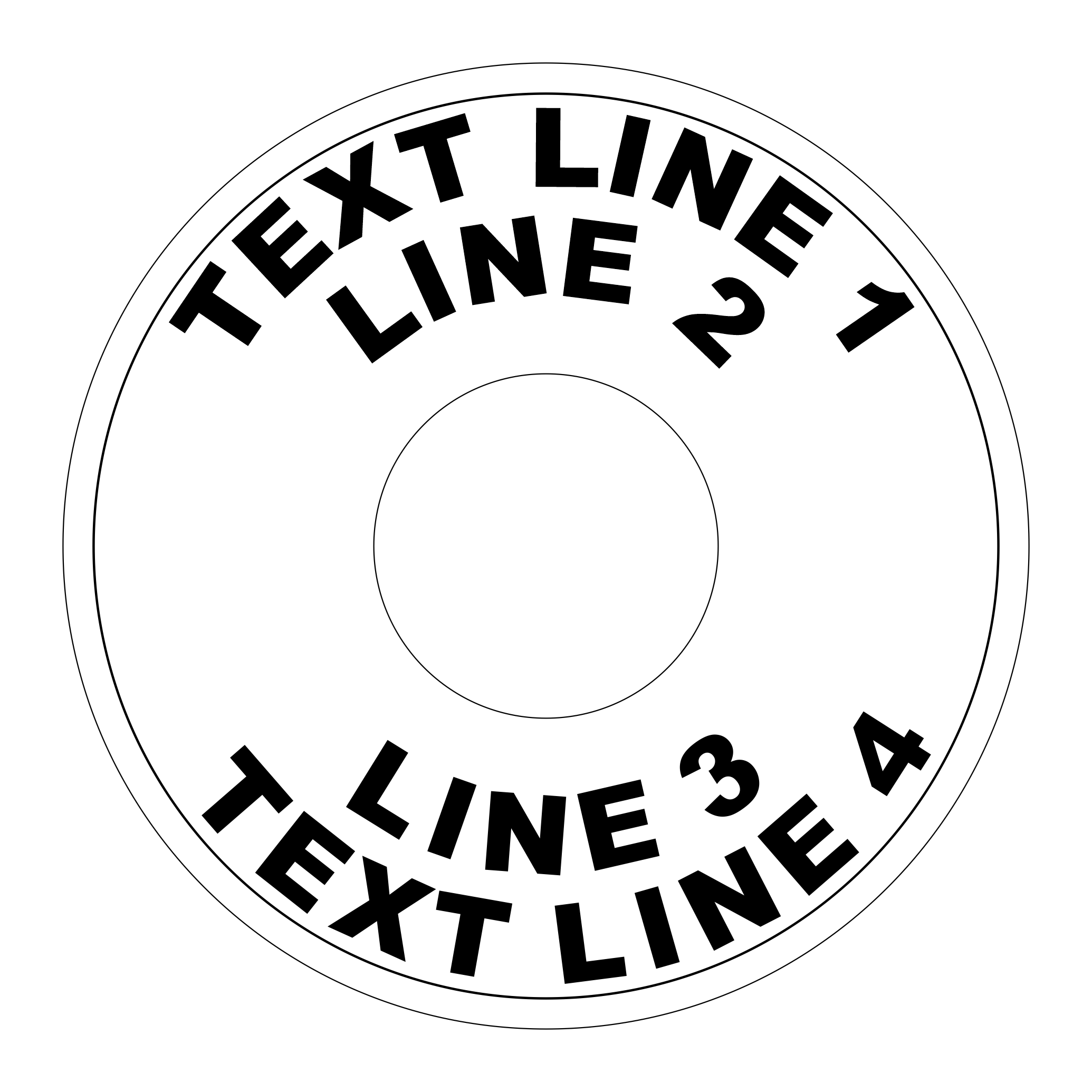 Custom Bar Ends - Template 3
