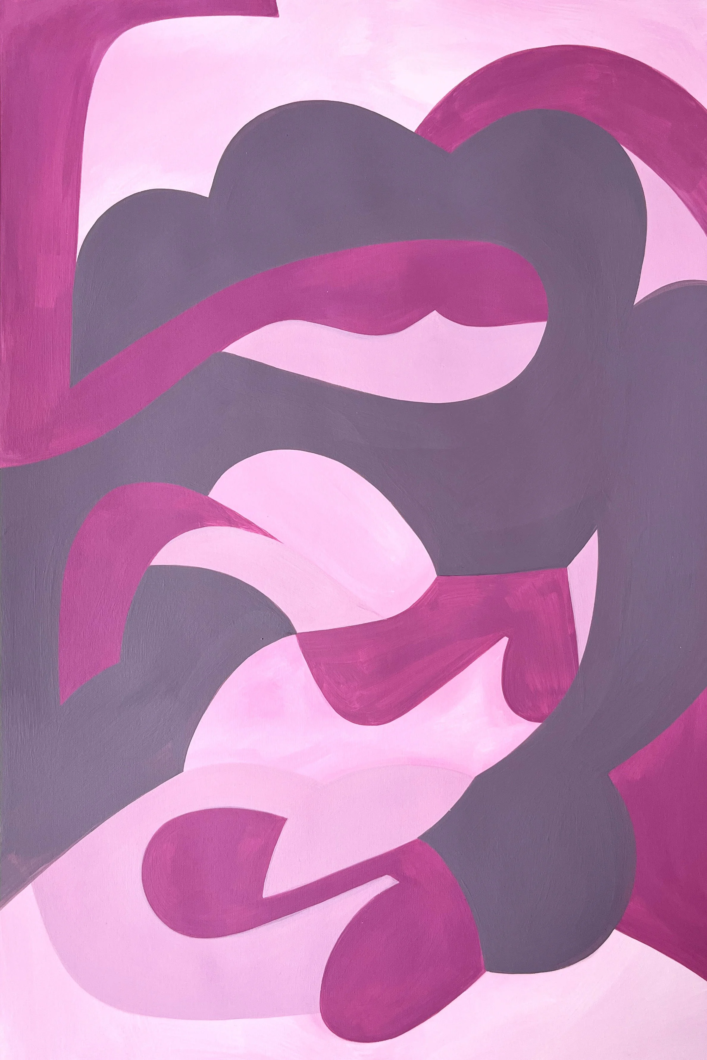 'I will take care of you', Acrylic on paper, 45cm x32cm, 2025