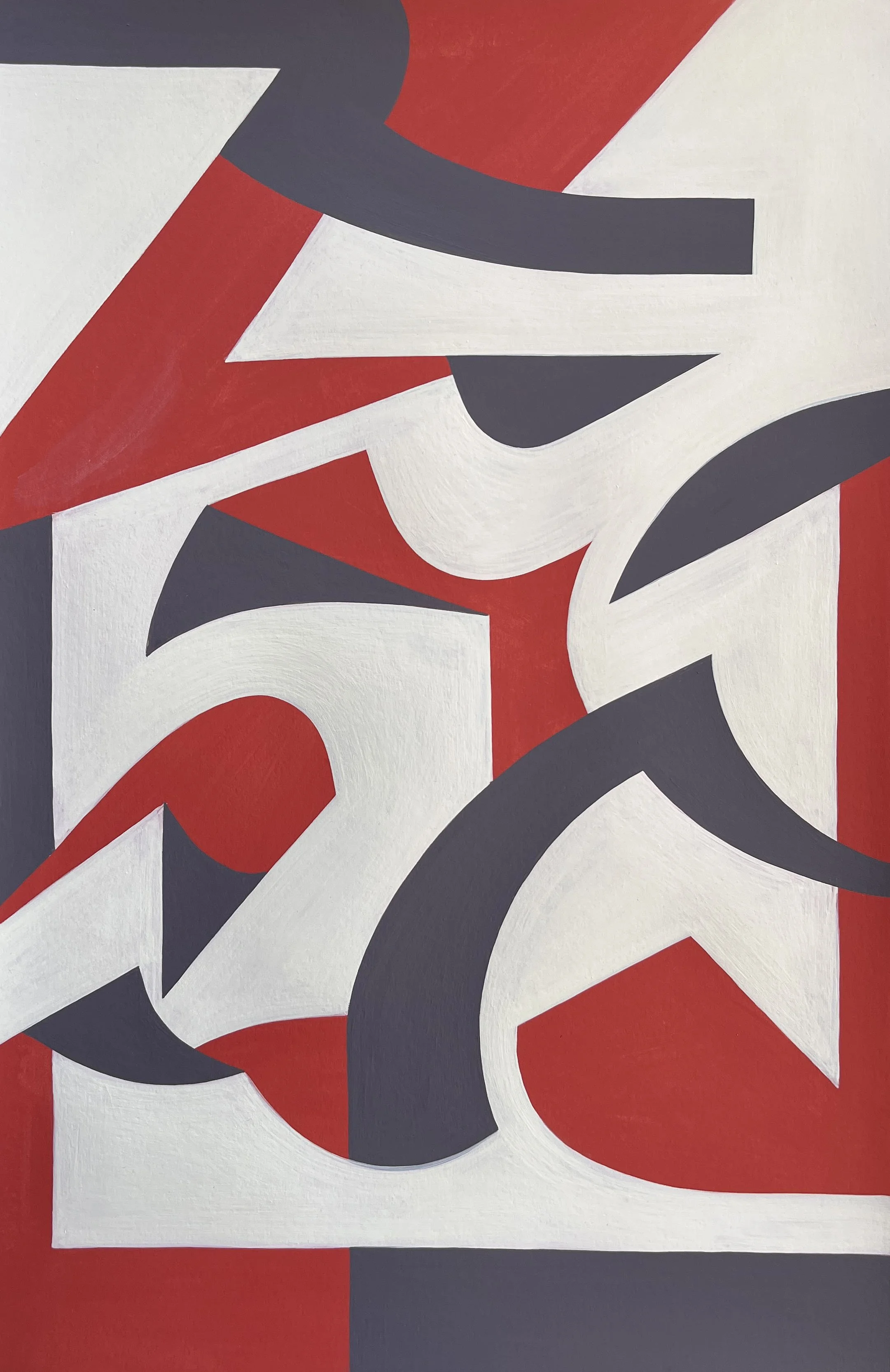 If not you...then me..., Acrylic on paper, 2026