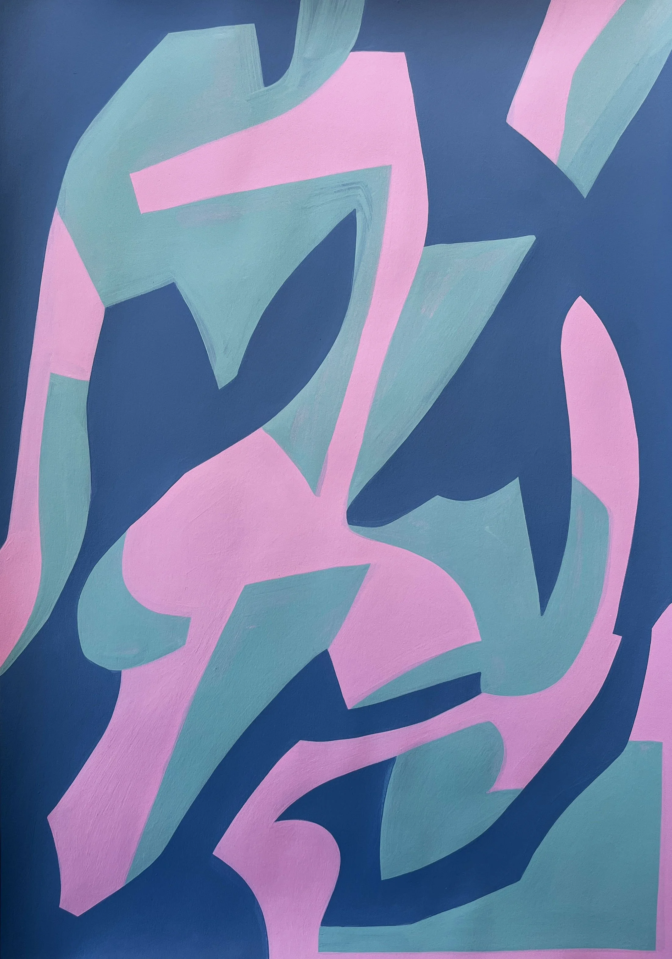 Untitled , Acrylic on paper, 2026