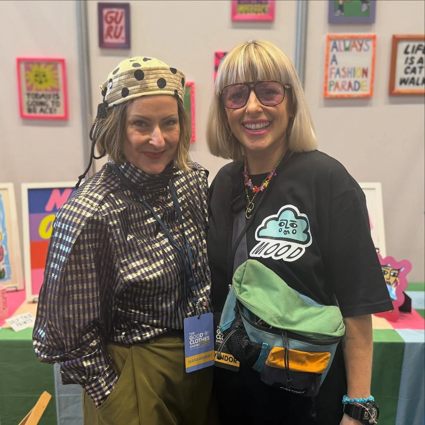 20 slides of PURE JOY @thegoodclothesshow 

1. BIG LOVE 2 @manchesterfashionmovement thanks for getting us involved + the best bit helping pack up at the end total dream!
2.Even though you weren&rsquo;t well @studio_method you came + built the galler