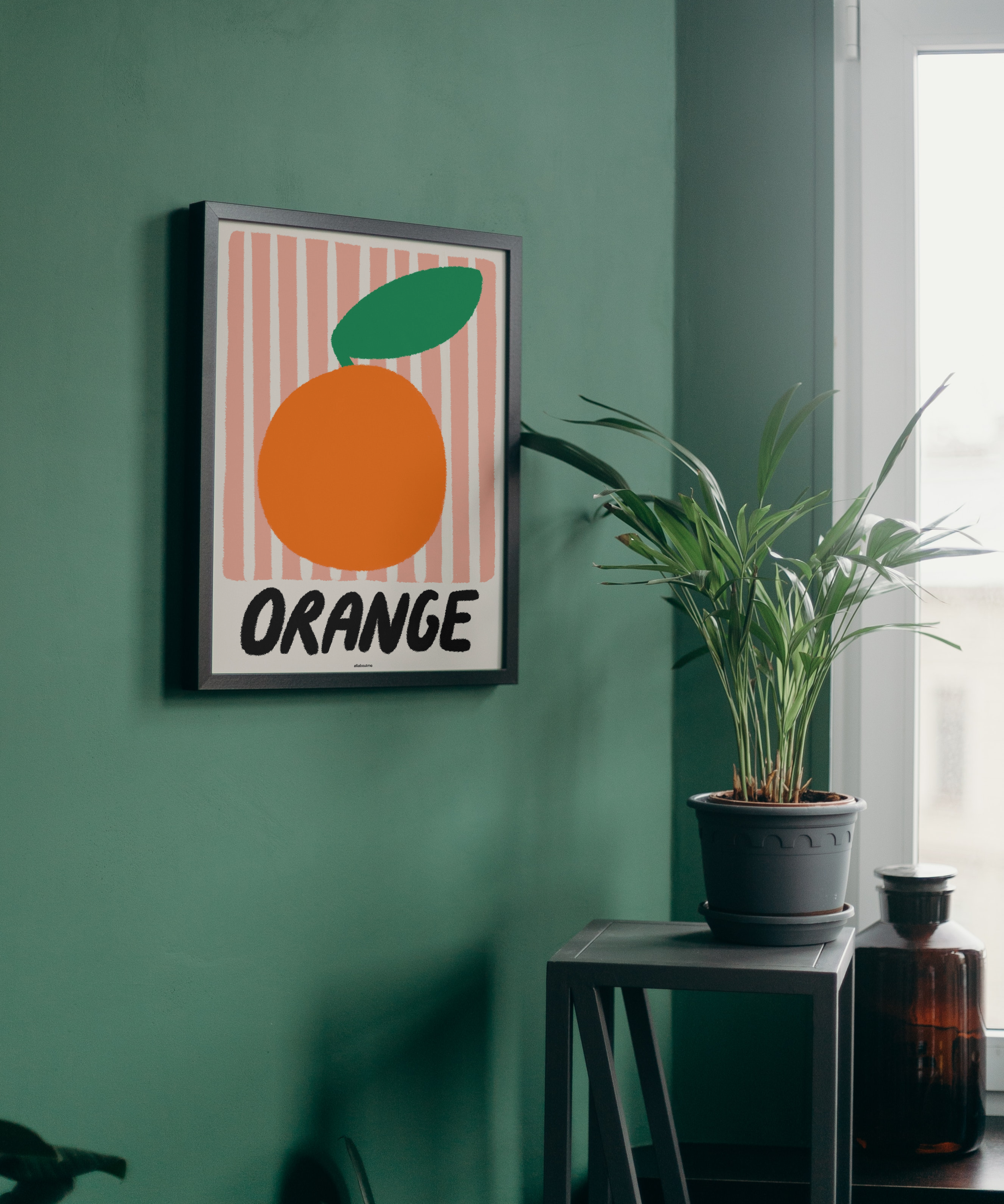 Carla bentele wall art orange print.png